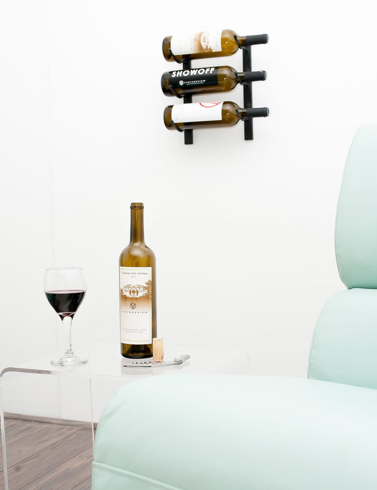 Weinregal Three Black